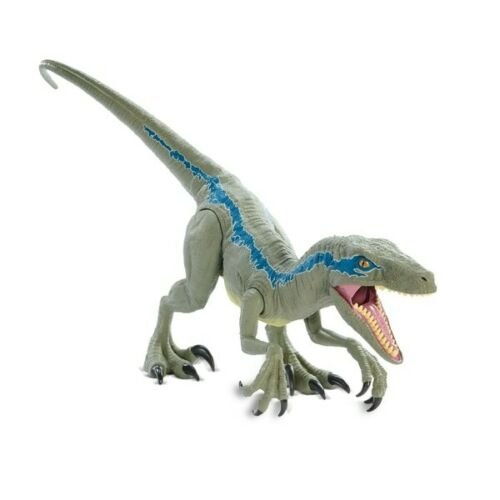 Jurassic World Colossal Velociraptor Blue 18 High 3 5 Feet Long Dino Rivals